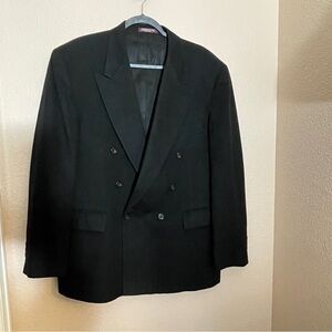 VTG Men’s Evan Picone Cashmere Double Breasted Jacket 41R